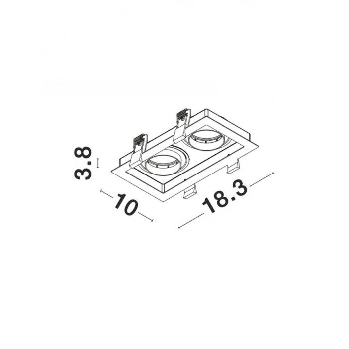 Точковий світильник Nova Luce 9430552 Cedi