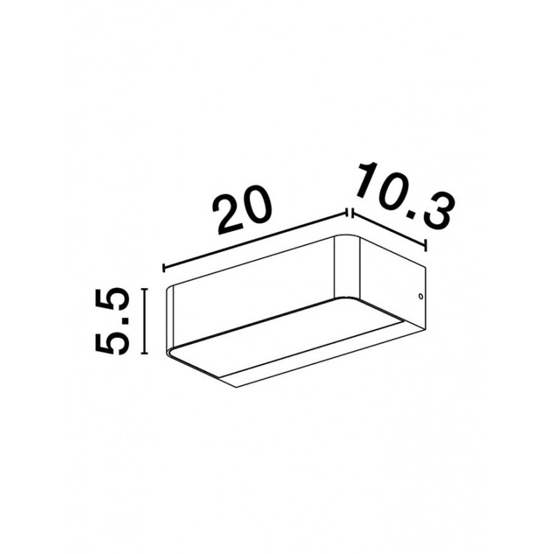 Настенный светильник Nova Luce 9492590 Videno, 10 Вт, 302 лм, 3000K