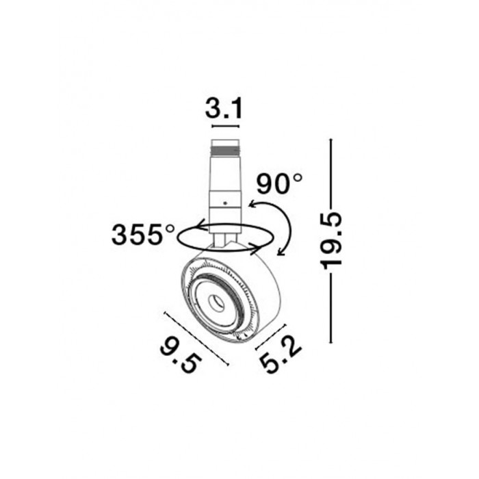 Спот Nova Luce 9492808 Imagine