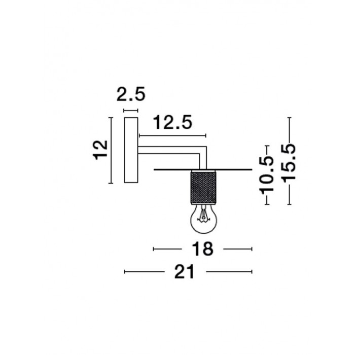 Бра - Nova Luce 9501238 Royal