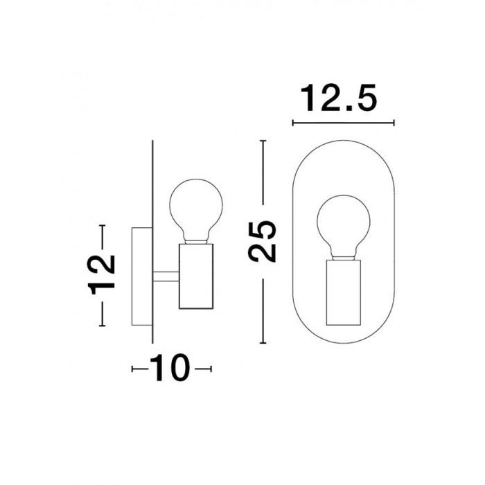 Бра - Nova Luce 9501244 Royal
