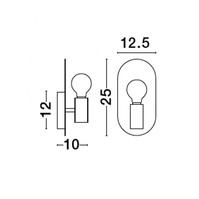 Бра - Nova Luce 9501245 Royal