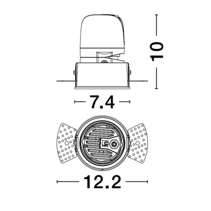 Точечный светильник Nova Luce 9570011 Homer, 15 Вт, 754 лм, 3000К