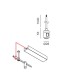 AIR_POWER UNIT 100 накладна стельова база з блоком живлення 100W, L350mm, W74mm, H50mm, 48V, NO DIM, чорний (15.A35BD.BK)