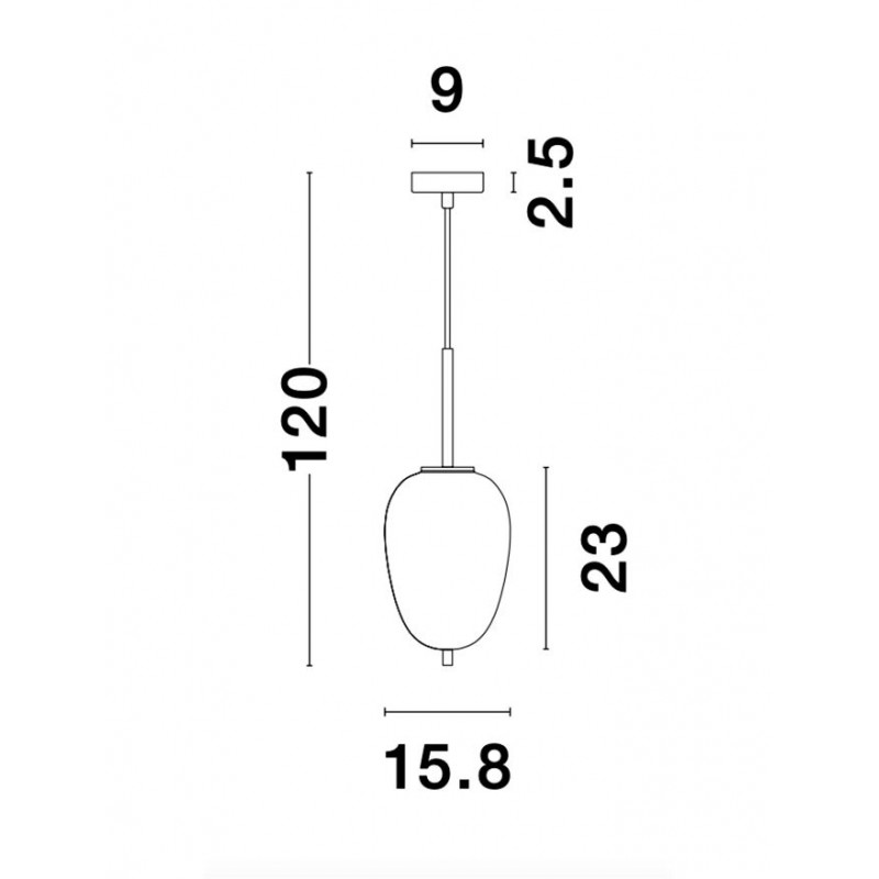 Подвесной светильник Nova Luce 9624066 Lato