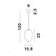 Подвесной светильник Nova Luce 9624066 Lato