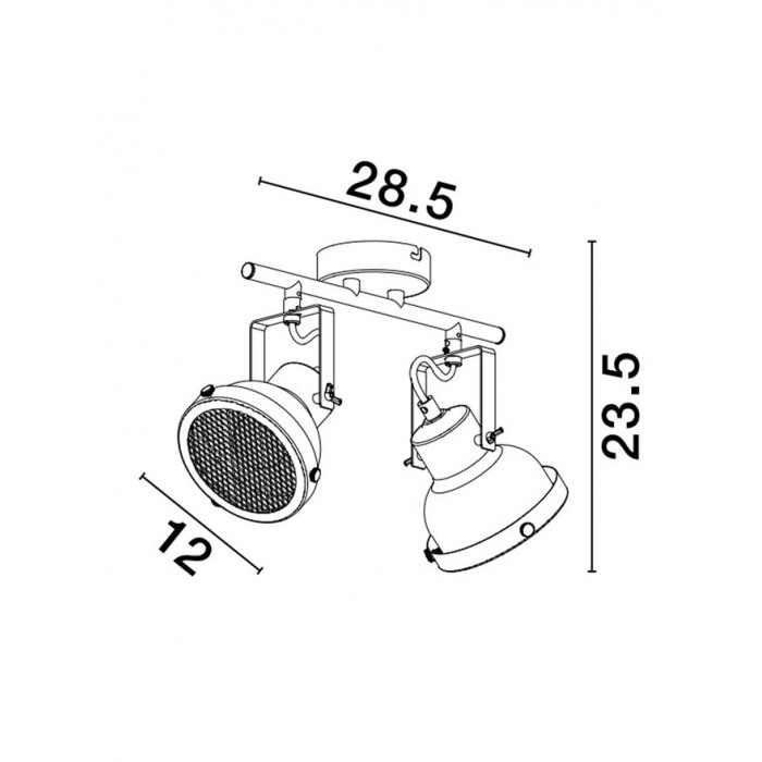 Спот Nova Luce 9624104 Ruvi