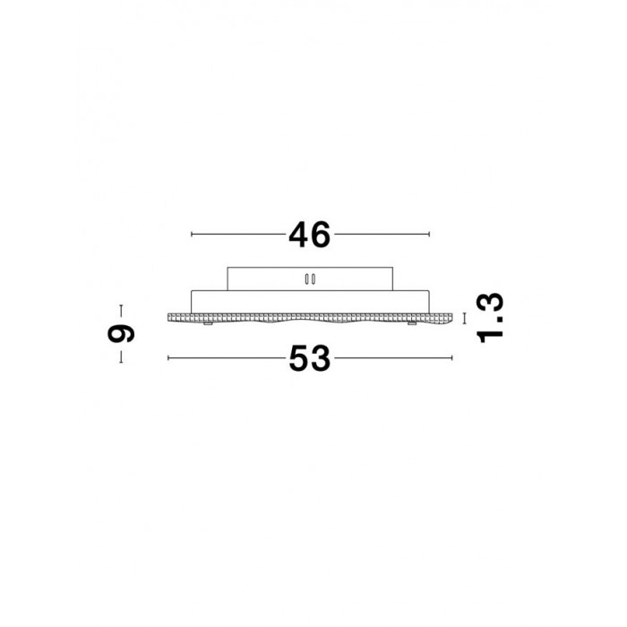 Люстра - Nova Luce 9624222 Wing, 40 Вт, 2400 лм, 3000K