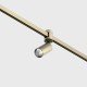 Светильник прожекторного типа LTX AIR_TUB SA, D30mm, H60mm, LED 4W, 3000K, DIM: DALI, 0-10V, латунь (15.0361.4.930.BR)