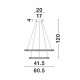 Люстра - Nova Luce 9748159 Ginevra, 54 Вт, 3350 лм, 3000K