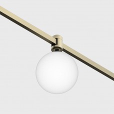 Светильник прожекторного типа LTX AIR_SFERA, D100mm, LED 4W, 3000K, DIM: DALI, 0-10V, отопление/латунь (15.1001.4.930.BR)