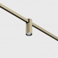 Світильник прожекторного типу LTX AIR_TUB S, D30mm, H80mm, LED 4W, 3000K, DIM: DALI, 0-10V, латунь (15.0308.4.930.BR)
