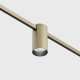 Светильник прожекторного типа LTX AIR_TUB M, D52mm, H100mm, LED 9W, 3000K, DIM: DALI, 0-10V, латунь (15.0510.9.930.BR)