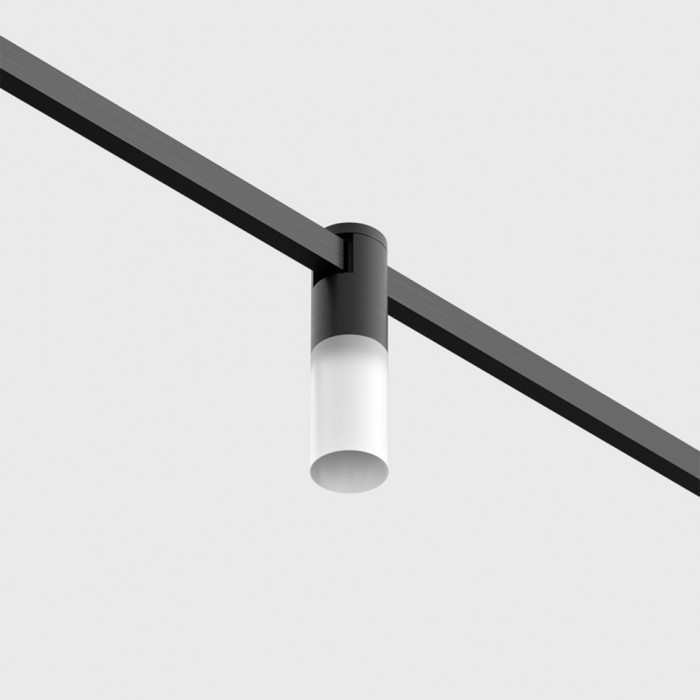 Світильник прожекторного типу LTX AIR_TUB MAT, D30mm, H107mm, LED 4W, 3000K, DIM: DALI, 0-10V, опал/чорний (15.0301.4.930.BK)