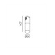 Світильник прожекторного типу LTX AIR_TUB MAT, D30mm, H107mm, LED 4W, 3000K, DIM: DALI, 0-10V, опал/чорний (15.0301.4.930.BK)