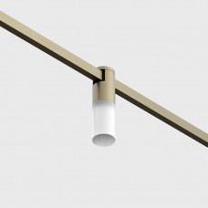 Светильник прожекторного типа LTX AIR_TUB MAT, D30mm, H107mm, LED 4W, 3000K, DIM: DALI, 0-10V, отопление/латунь (15.0301.4.930.BR)