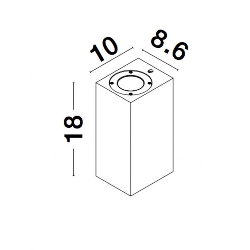 Настенный светильник Nova Luce 9790551 Fuento