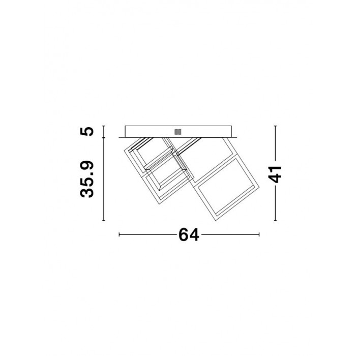 Люстра - Nova Luce 9818242 Gabbia, 110 Вт, 8250 лм, 3000K