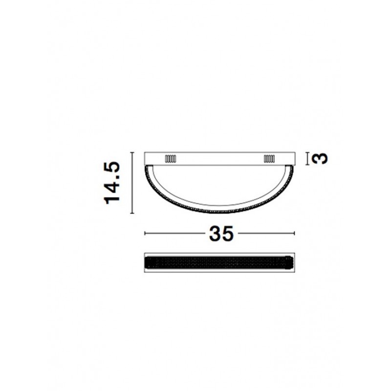 Бра - Nova Luce 9818512 Grania, 6.5 Вт, 400 лм, 3000K