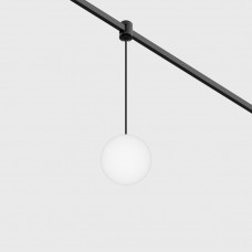 Светильник подвесной LTX AIR_SFERA P, D100mm, LED 4W, 3000К, опал/черный (15.1000.4.930.BK)