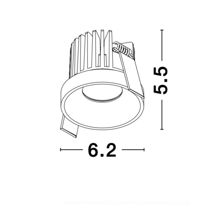Точковий світильник Nova Luce 9844015 Petit, 9 Вт, 540 лм, 3000K