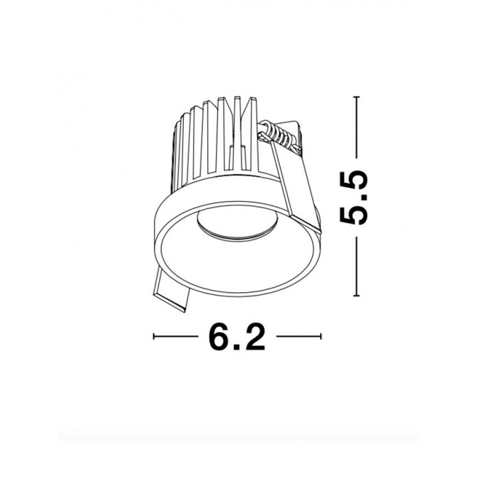 Точковий світильник Nova Luce 9844016 Petit, 9 Вт, 540 лм, 3000K