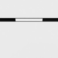 Світильник лінійний LTX IN_LINE LINEA 205 DALI 4x, L205mm, W24.5mm, H48mm, LED 6W, 3000К, опаловий/чорний (06.2050.6.930.BK.DALI.4x)