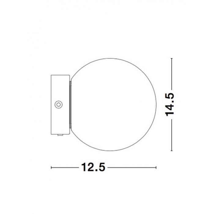 Бра Nova Luce 9919601 Joline, 6 Вт, 450 лм, 3200K