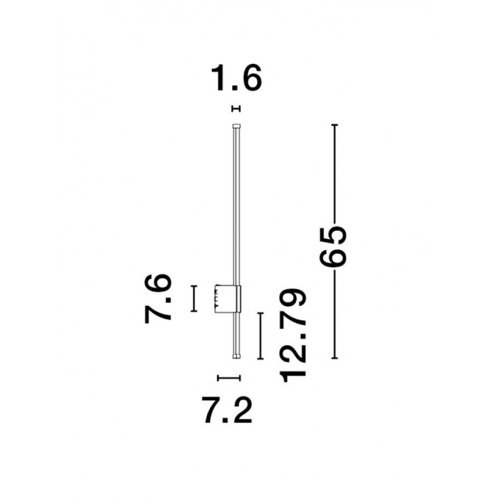 Бра - Nova Luce 9923405 Ridge, 12 Вт, 1120 лм, 3000К Бра - Nova Luce 9923405 Ridge, 12 Вт, 1120 лм, 3000К