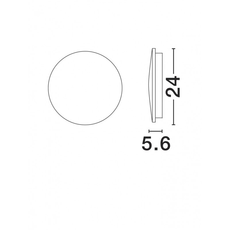 Настенный светильник Nova Luce 9923415 Valno, 12 Вт, 948 лм, 3000К