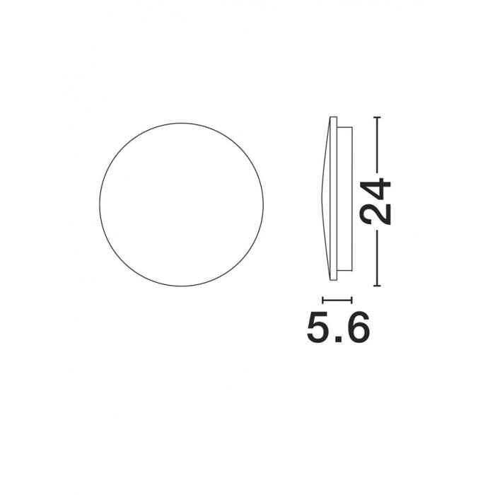 Настенный светильник Nova Luce 9923416 Valno, 12 Вт, 975 лм, 3000К