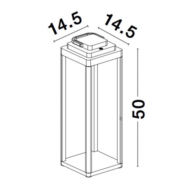Парковый светильник Nova Luce 9923500 Figi, 2 Вт, 215 лм, 3000K