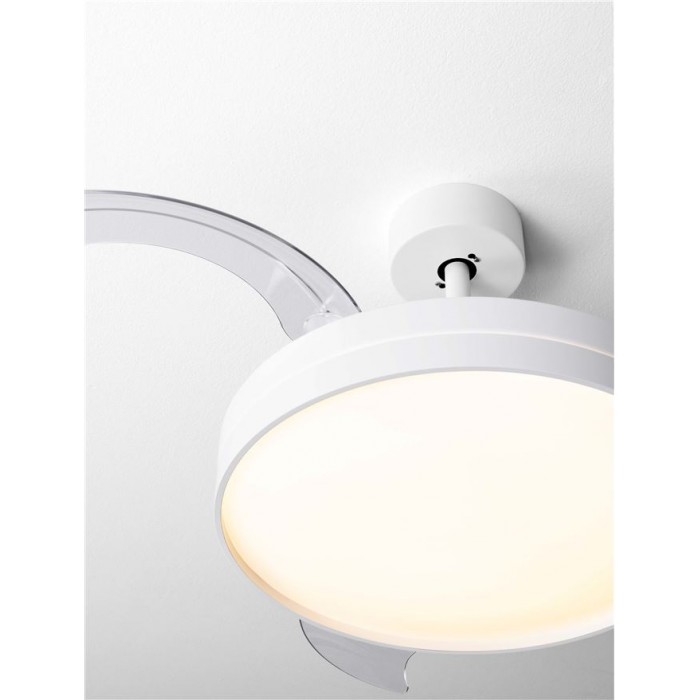 Люстра-вентилятор Nova Luce 9952378 Nevma, 36 Вт, 4100 лм, 3000К-4000К-6500К