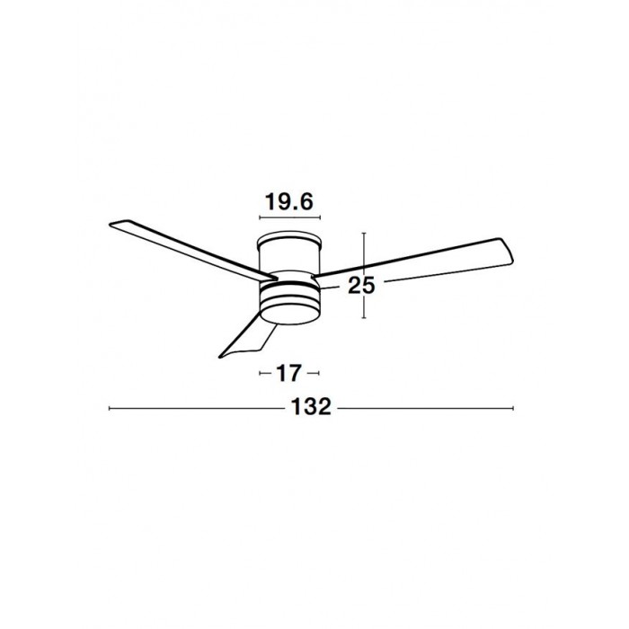 Люстра-вентилятор Nova Luce 9953015 Silky