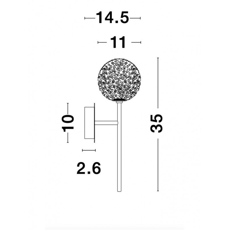 Бра - Nova Luce 9960271 Mirano