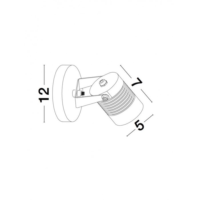 Спот - Nova Luce 9971451 Fend, 5 Вт, 378 лм, 3000K