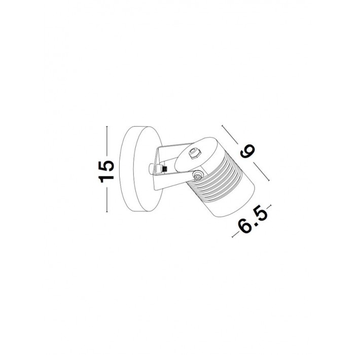 Спот - Nova Luce 9971452 Fend, 10 Вт, 742 лм, 3000K