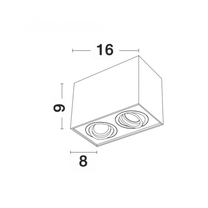 Точечный светильник Nova Luce 998092 Rende