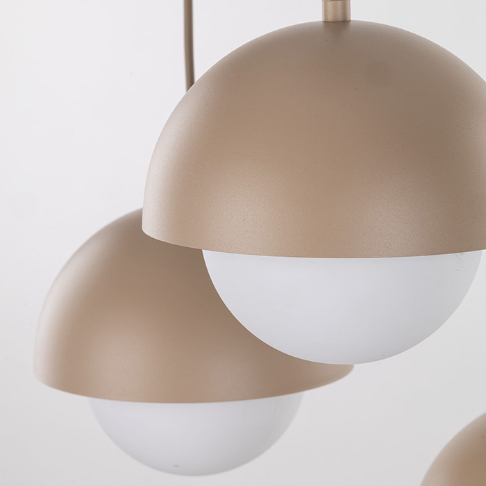 Підвісний світильник, люстра TK Lighting 10966 Bono G9 5x8W IP20 бежевий