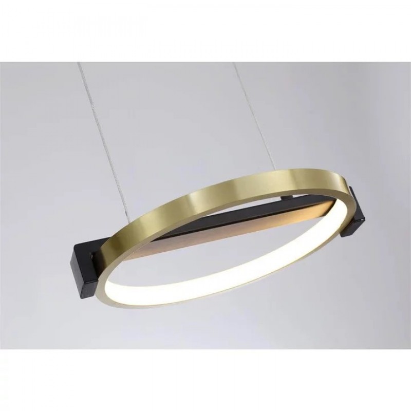 Підвісний світильник Searchlight 62330-3GO Aerial 3Lt LED Bar Pendant, Gold and Black Metal, 35 Вт, 1676 лм, 3000К