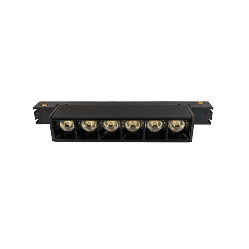 Магнитный трековый светильник Azzardo AZ5469 Alfa Kira II Track Magnetic 6W 3000K BK, 6 Вт, 640 лм, 3000K