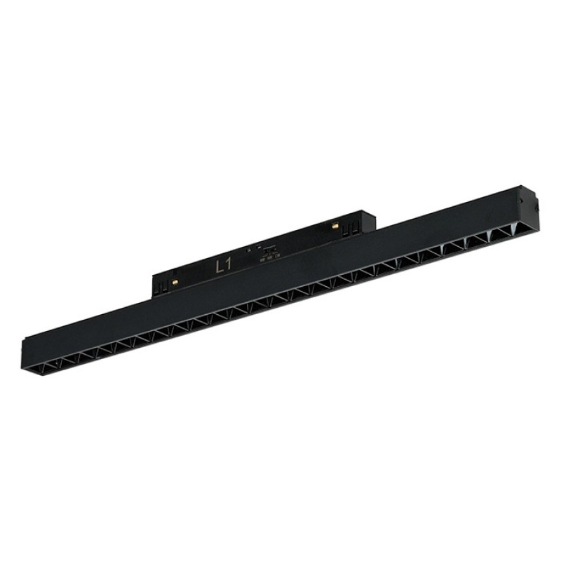 Магнитный трековый светильник Azzardo AZ6241 ALFA KIRA TRACK MAGNETIC 2LINE 24W CCT SWITCH DIM BK, 24 Вт, 3000K/4000K/6000K