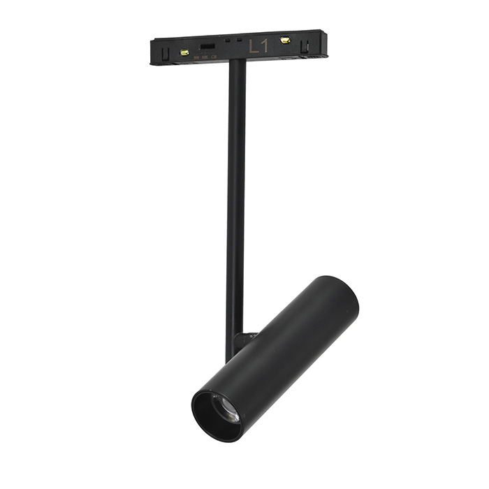 Магнітний трековий світильник Azzardo AZ6254 ALFA PORTO TRACK MAGNETIC 2LINE 12W CCT SWITCH DIM BK/BK, 12 Вт, 3000K/4000K/6000K