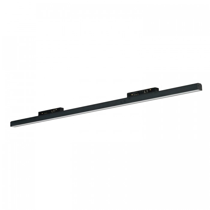 Магнітний трековий світильник Azzardo AZ6239 ALFA SAGA TRACK MAGNETIC 2LINE 48W CCT SWITCH DIM BK, 48 Вт, 3000K/4000K/6000K