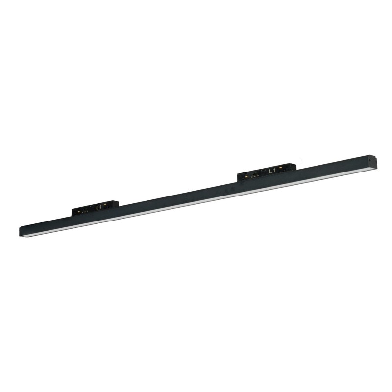 Магнитный трековый светильник Azzardo AZ6239 ALFA SAGA TRACK MAGNETIC 2LINE 48W CCT SWITCH DIM BK, 48 Вт, 3000K/4000K/6000K
