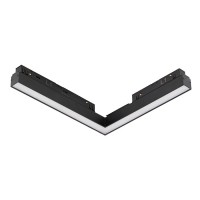 Магнітний трековий світильник Azzardo AZ6244 ALFA SAGA TRACK MAGNETIC 2LINE CORNER A 24W CCT SWITCH DIM BK, 24 Вт, 3000K/4000K/6000K