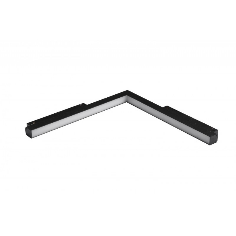 Магнитный трековый светильник Azzardo AZ5515 Alfa Saga II Track Magnetic Corner B 25W CCT BLUETOOTH BK, 25 Вт, 1300 лм, 3000-6000K