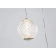 Подвесной светильник Searchlight 51481-5SB Allure 5Lt Multi-Drop Pendant - Satin Brass & Clear Acrylic, 21 Вт, 1445 лм, 3000К