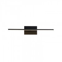 Підсвітка для дзеркала Searchlight 68241-41BK Amalfi LED Wall Light IP44, Matt Black Metal, 7 Вт, 433 лм, 3000К