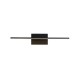 Подсветка для зеркала Searchlight 68241-41BK Amalfi LED Wall Light IP44, Matt Black Metal, 7 Вт, 433 лм, 3000К